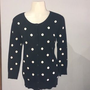 Polka dot cardigan